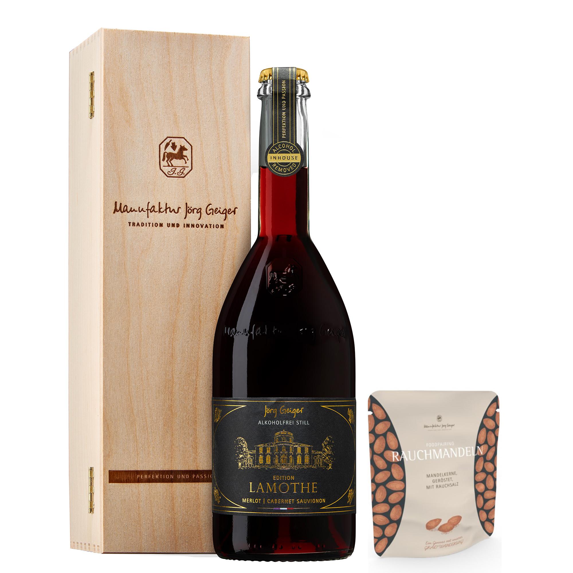 Edition Lamothe alkoholfrei 0,75l in der Holzkassette
