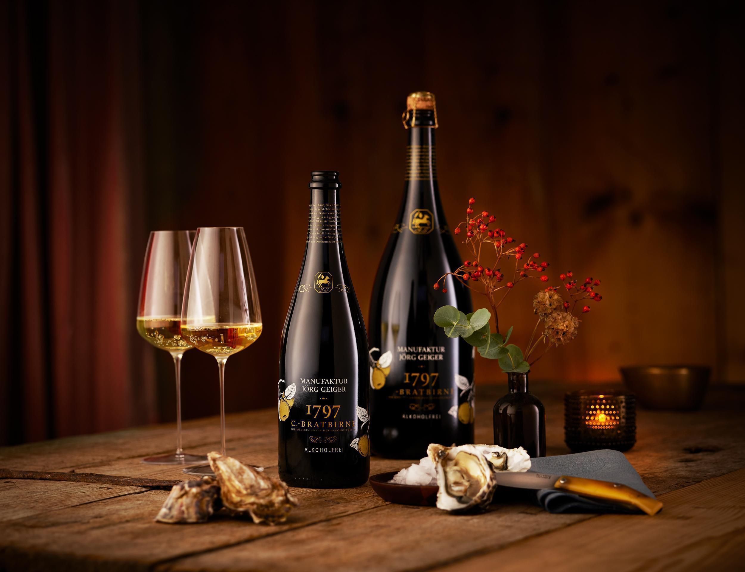 2 Flaschen Champagner Bratbirne