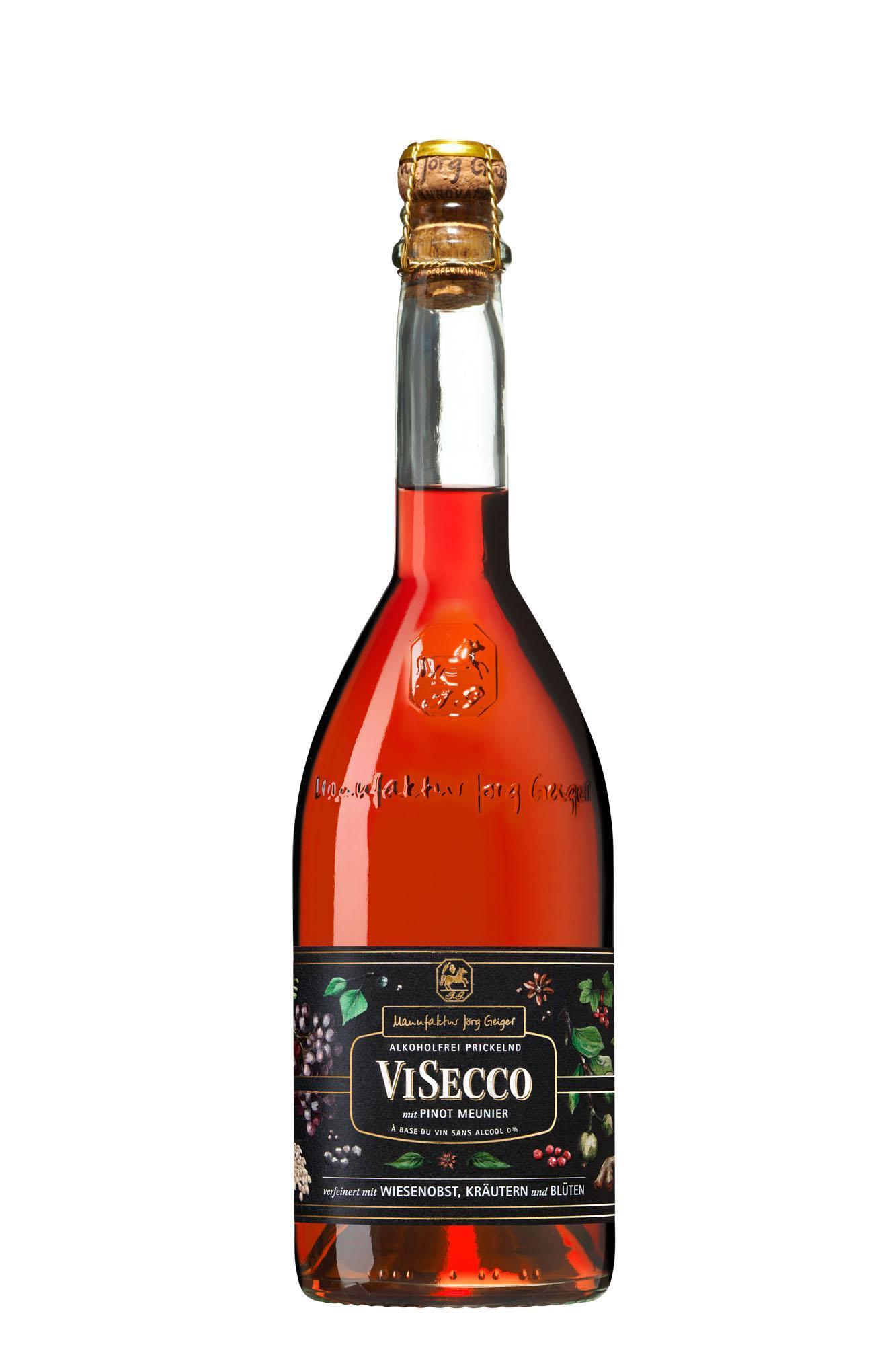 Eine Flasche ViSecco mit Pinot Meunier