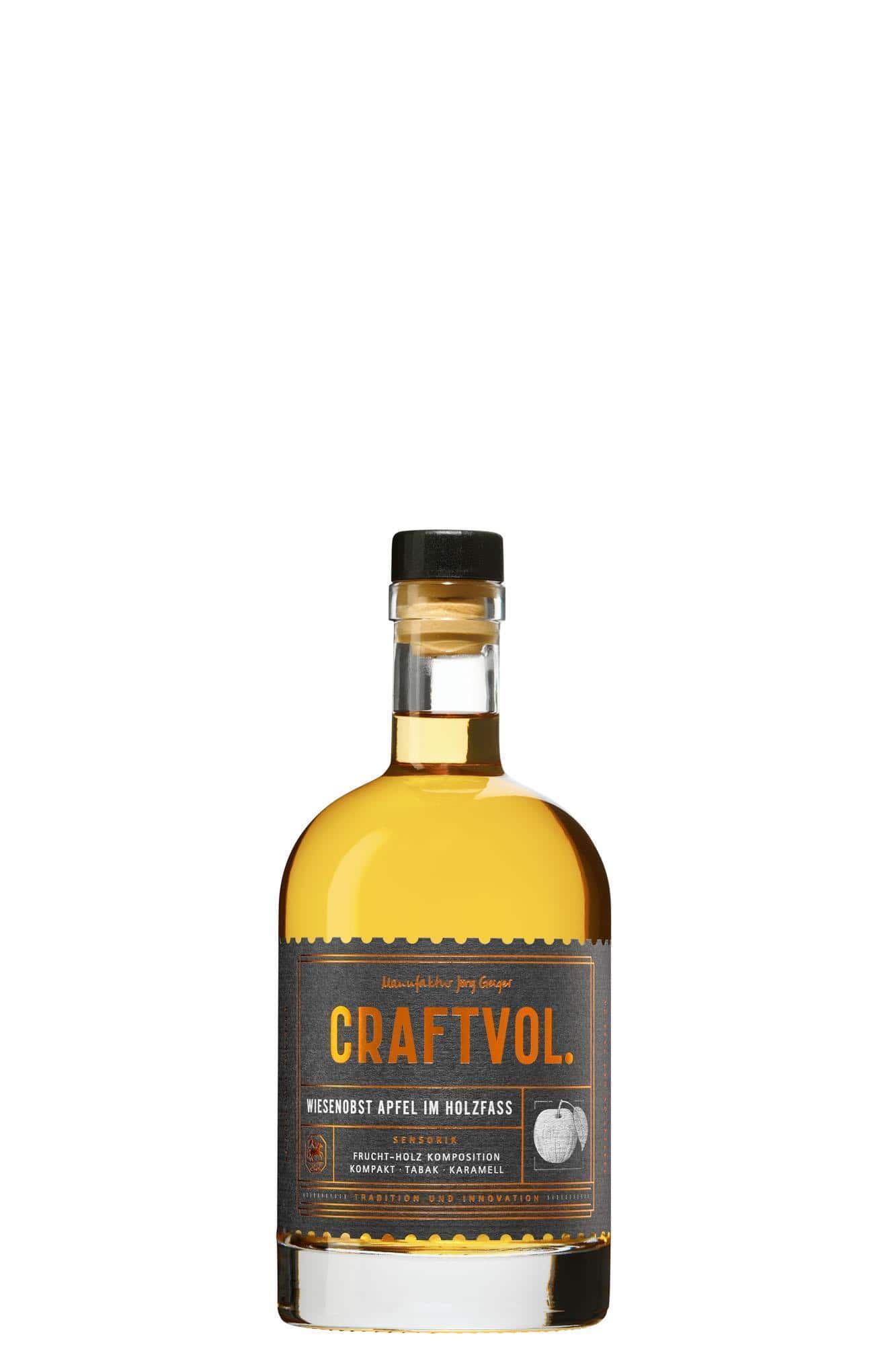 CRAFTVOL. WiesenObst Apfel im Holzfass