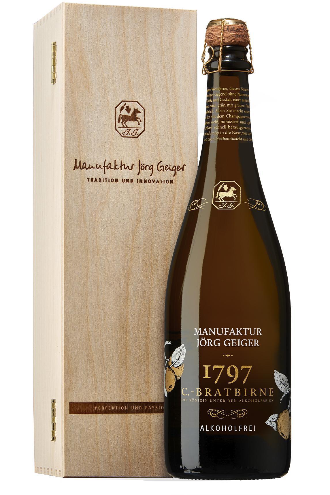 C.- Bratbirne Heritage Perry Pear – the queen among alcohol free drinks