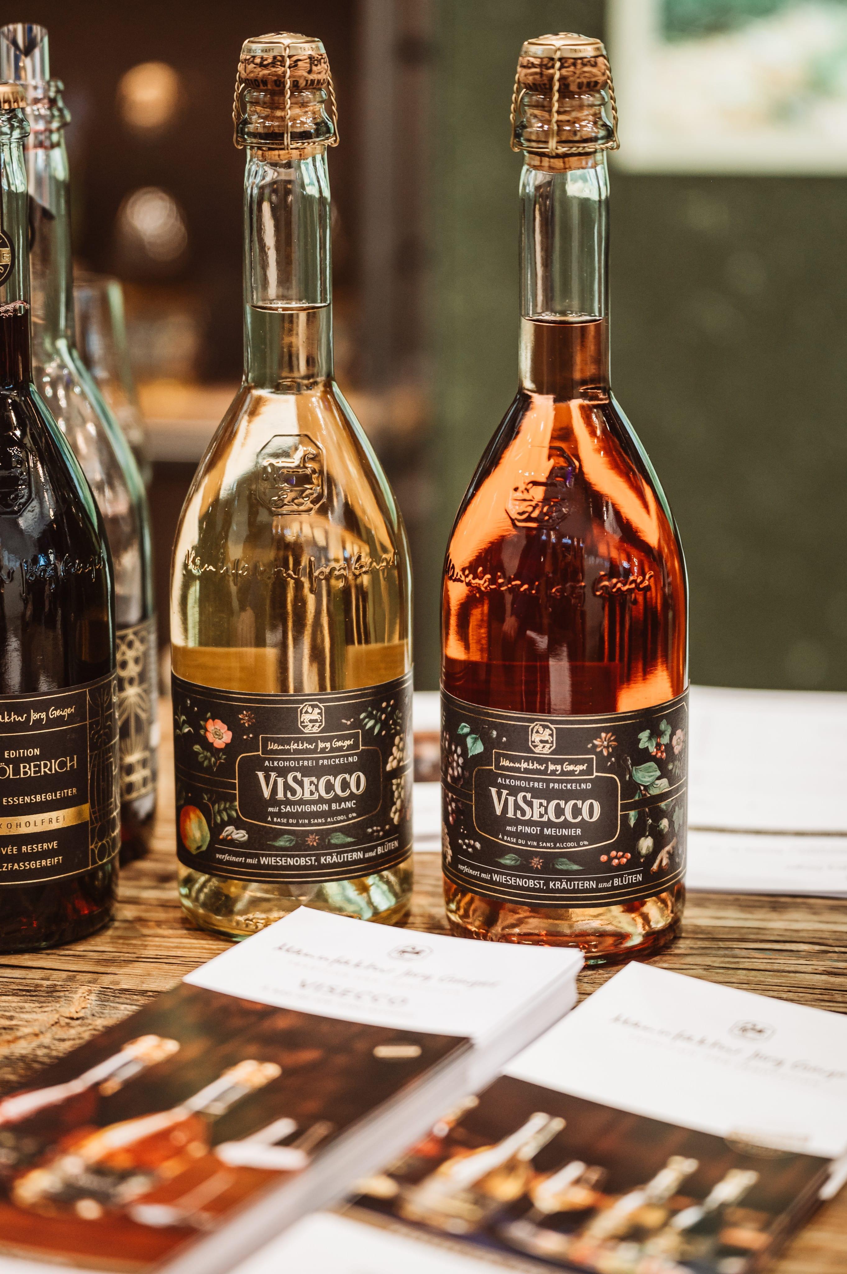 2 Flaschen ViSecco - ausgestellt auf der Intergastra