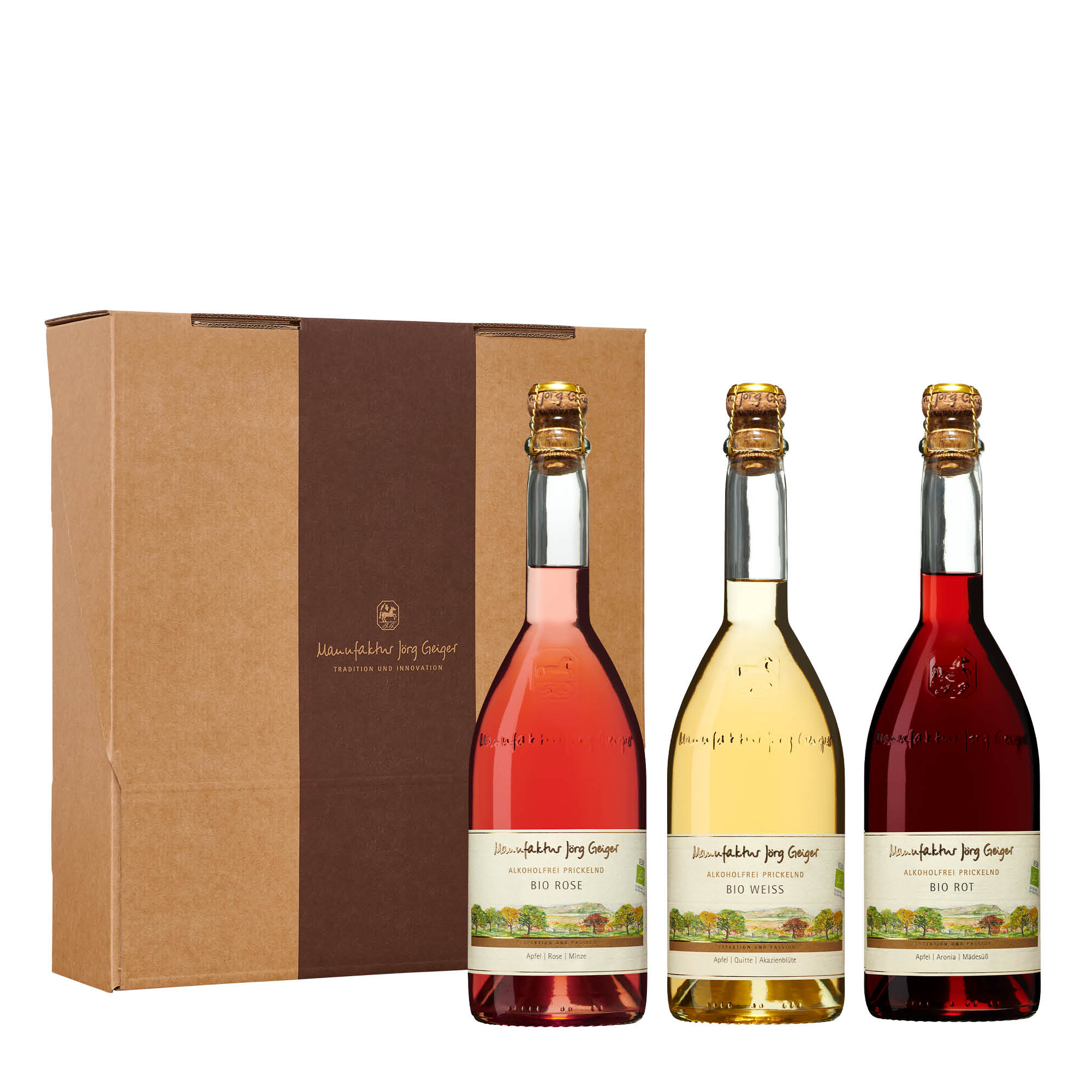 Geschenkset Trio "Bio" - alkoholfrei