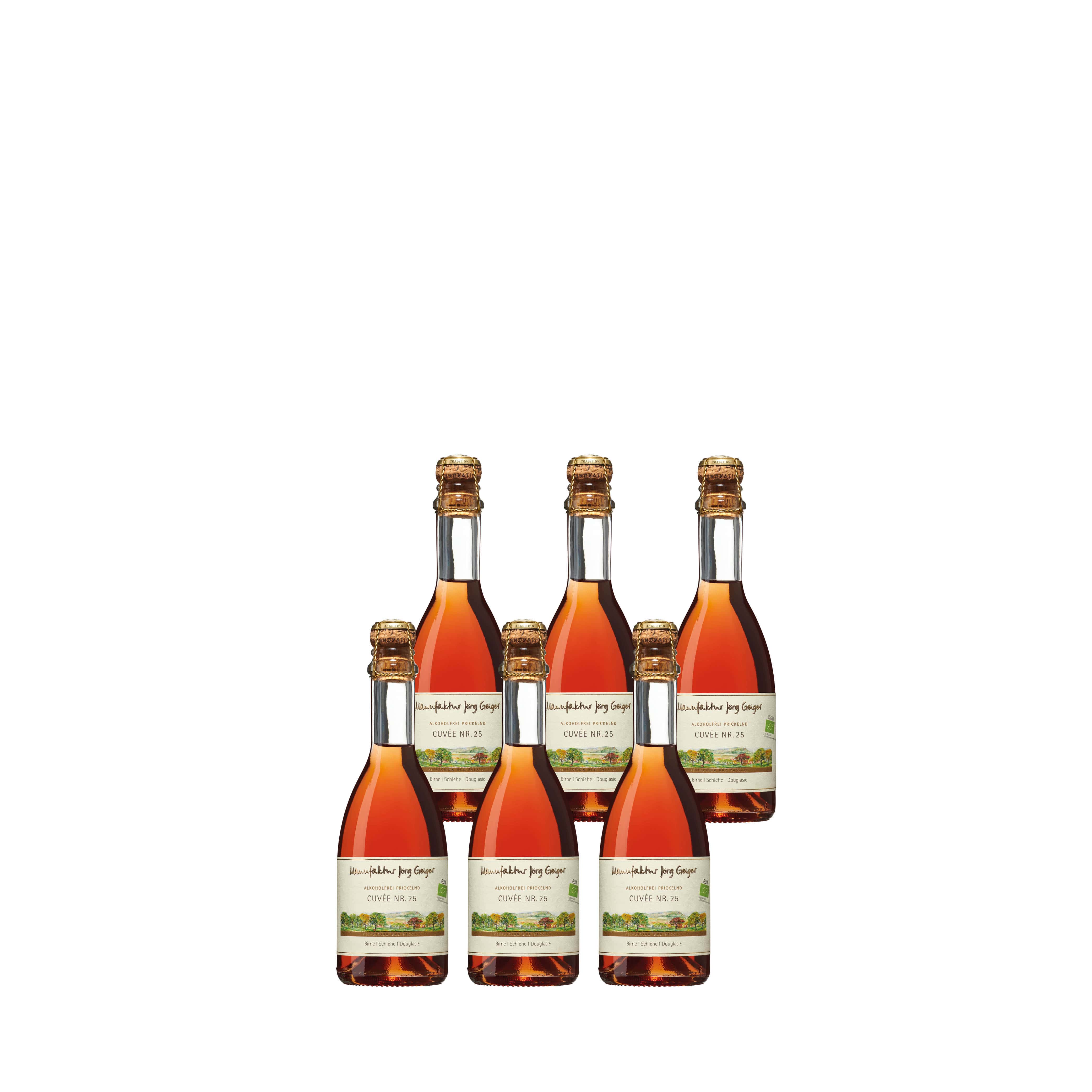 Cuvée Nr. 25 - alkoholfrei 0,375l im 6er Bundle