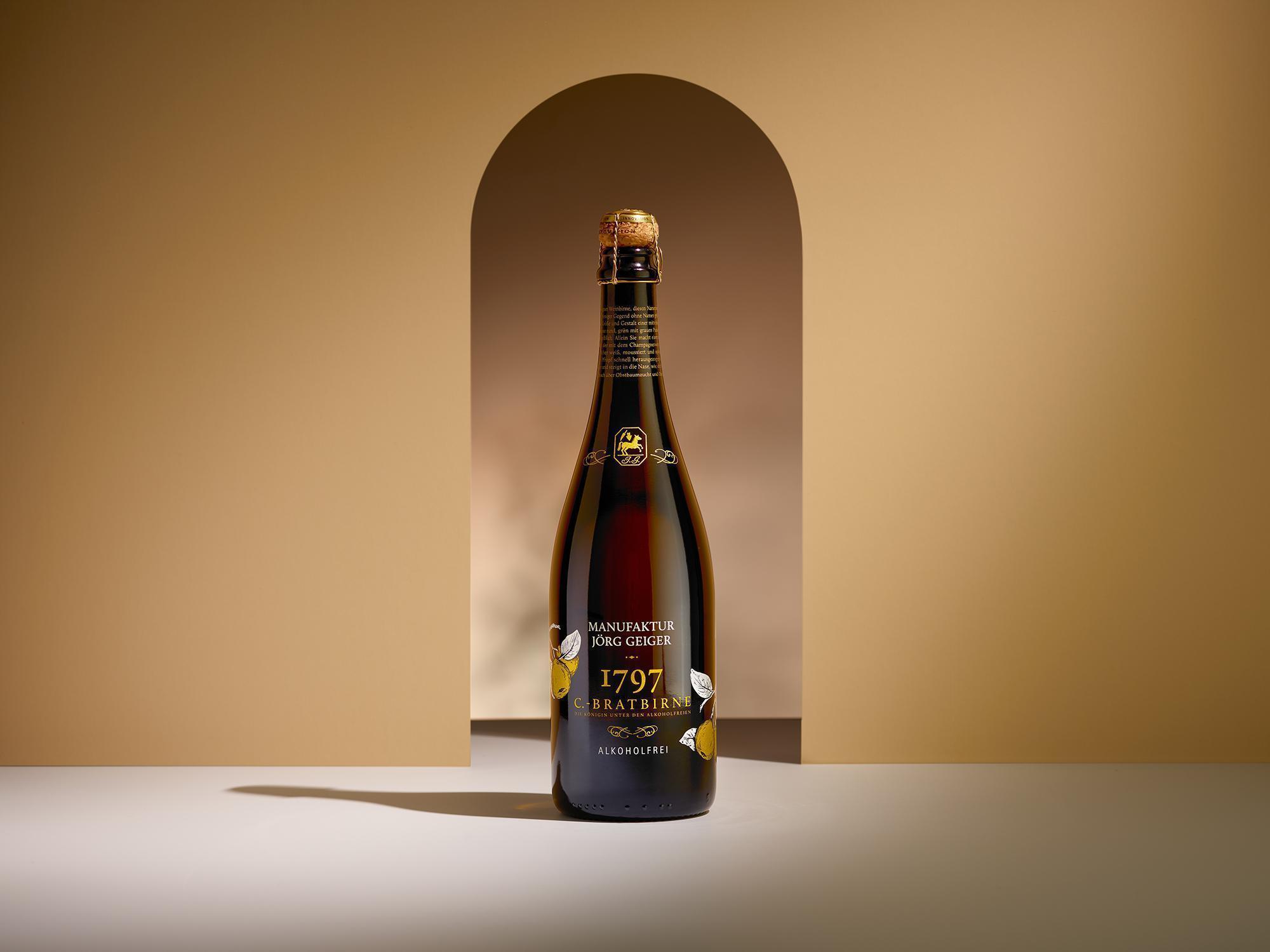 Schaumwein aus der Obstsorte Champagner Bratbirne - Die edle Alternative zu Champagner und Sekt ohne Alkohol