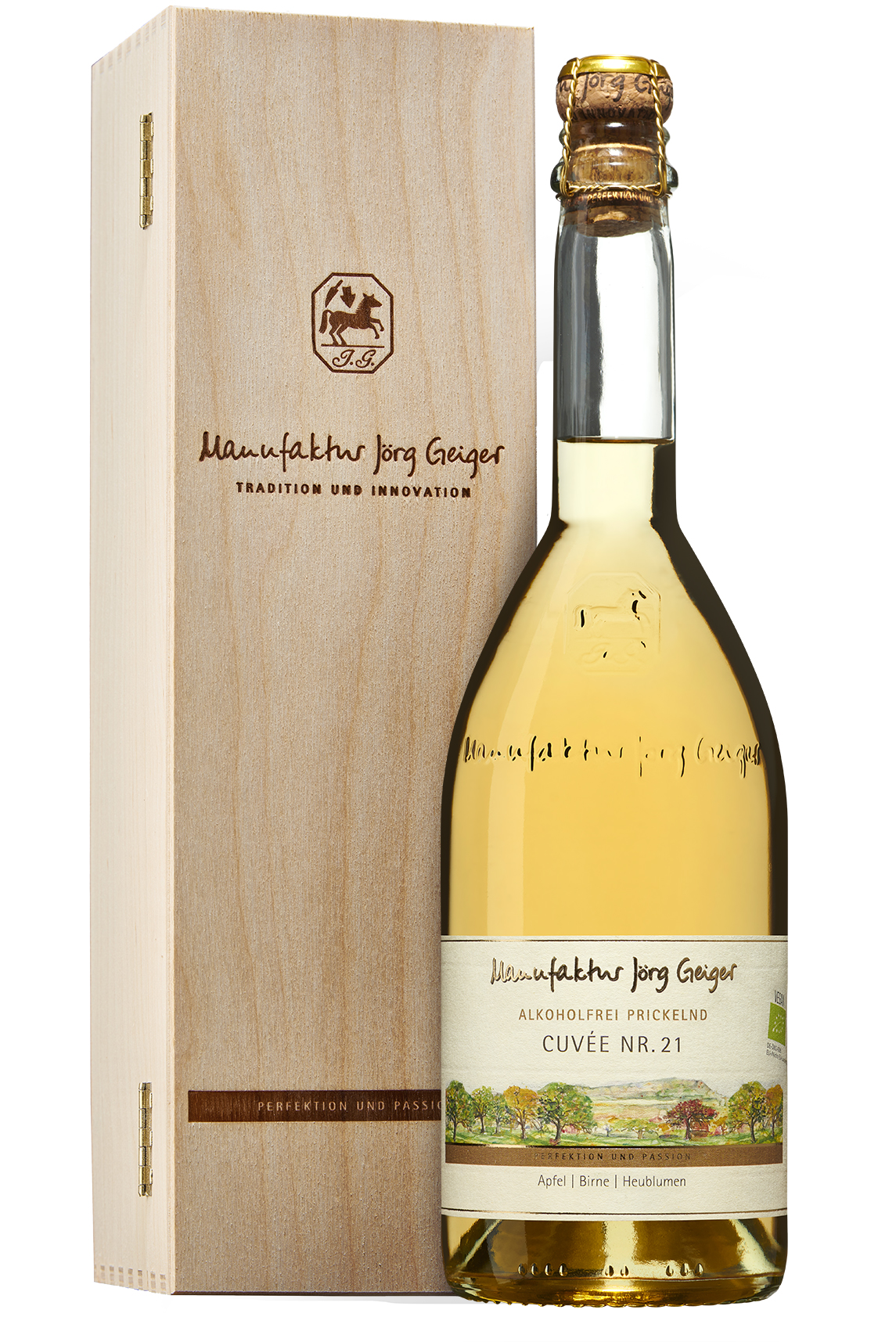 Cuvée Nr. 21 in der Holzkassette